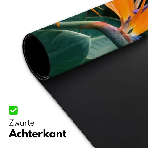 Paradijsvogel - Bloem - Exotisch Muismat XXL klein -sfeer2