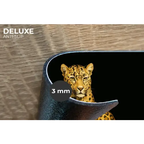 Panter - Realistisch - Bruin Placemat vinyl groot -closeup