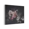 Bloemen - Vintage - Pastel - Zwart - Boeket PET vilt klein -3d