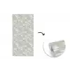 Parelmoerglans - Wit - Schelp fotobehang vinyl groot 64 -3d