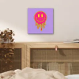 Smiley - Drip - Neon aluminium wit klein -sfeer3