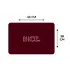 Bordeaux - Nice - minimalistisch Placemat vinyl groot -specs