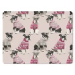 Honden - Truien - Rood muismat rubber klein 262 -3d