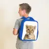 Winnie Welpje Kinderrugzak - Blauw middel -sfeer2