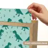 Donkergroen - Dinosaurussen - Afdrukken - Bladeren Light Box met kabel (Kinderlampje) klein -USP_websiteprintNL