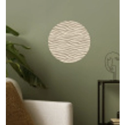 Zand - Golven - Beige Wandcirkel behangsticker klein 186 -sfeer2