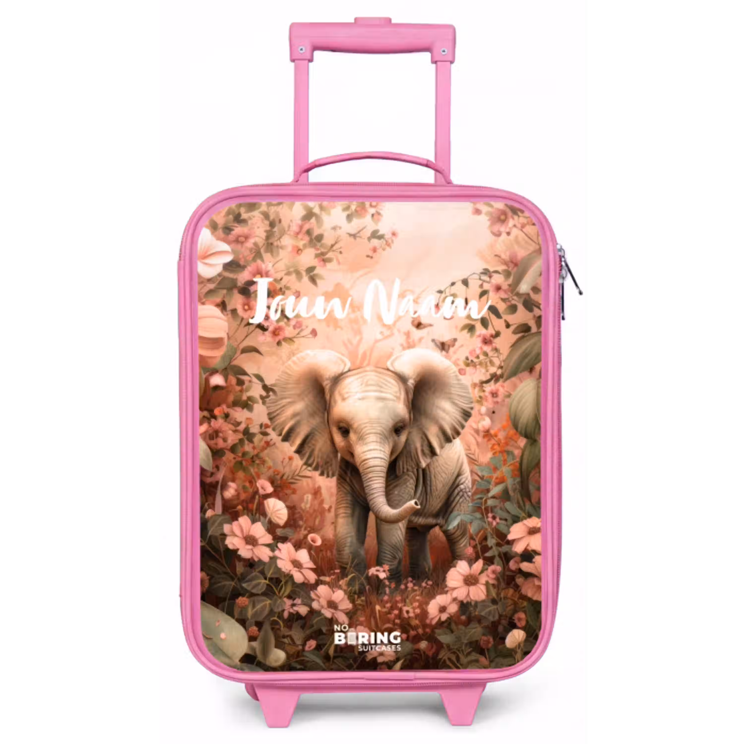 Flora flapoor Kinderkoffer - Roze klein -zz3dotto