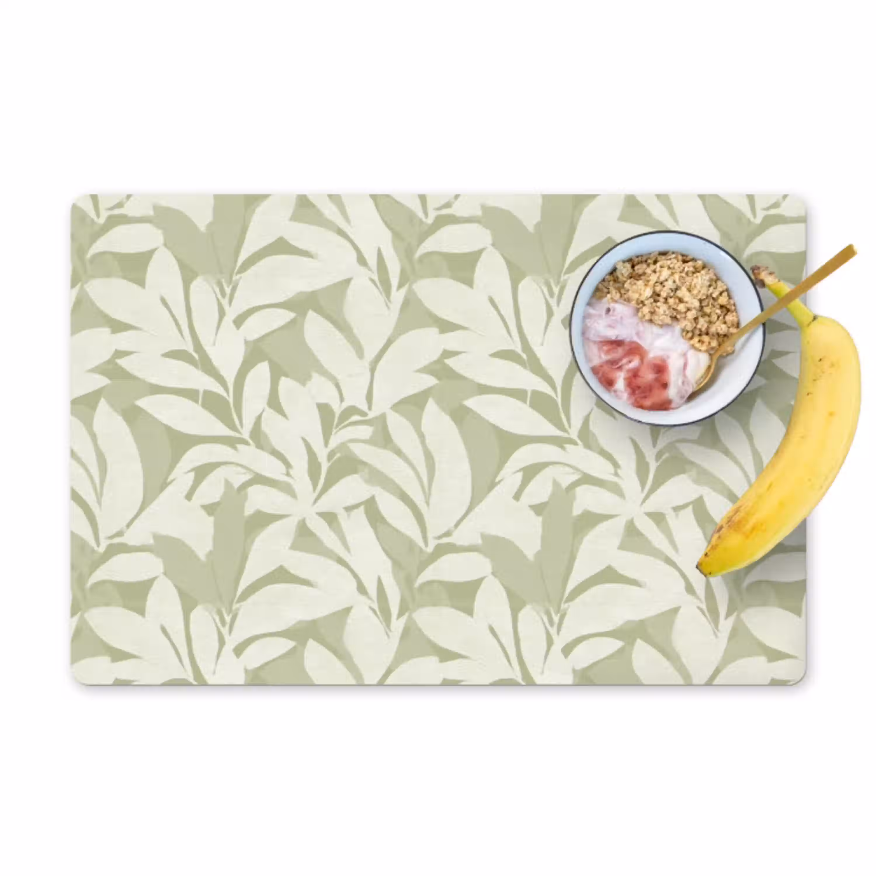 Saliegroen - Botanisch - Minimalistisch - Patroon Placemat vinyl groot 368 -zzzproduct_Kitchenyeah-website