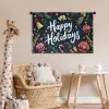 Feestelijk - Kerstgroet - Kleurrijk Wandkleed katoen middel -wsfeer5_kind