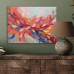Bloemen - Abstract - Kunst - Modern PET vilt klein -sfeer2
