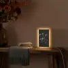 Discoballen - Minimalistisch - Zwart Light Box met kabel (Tafellamp) klein -sfeer4