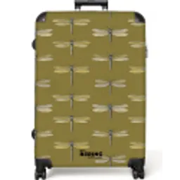 Libellen - Patroon - Groen NBS - Large koffer - Volwassenen Unisex groot -zzzzzzzzkaufland2