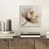 Bloem - Beige - Crème plexiglas 5mm klein -sfeer1