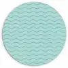Zee - Dieren - Bluewave - Blauw Wandcirkel kunststof plaat 5mm dik klein 188 -3d