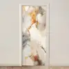 Marmer - Grijs - Goud deurposter klein -3d_beige