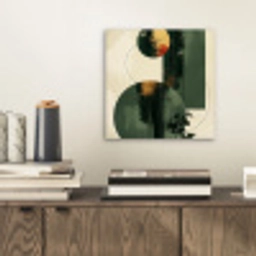 Kunst - Cirkels - Modern - Abstract aluminium wit klein -sfeer1