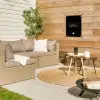 Spreuken - Quotes - Geniet tuinposter los doek klein -sfeer4