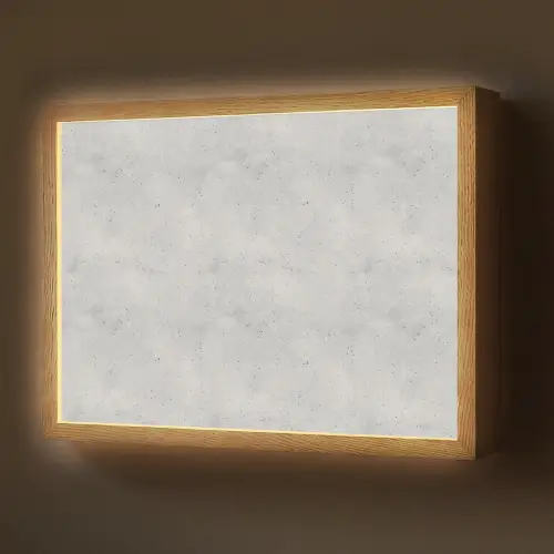 Grijs - Beton - Neutraal Light Box met batterij (Wandlamp) middel 907 -z3d_website