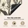 Klassiek - Botanisch - Zwart - Beige Inductie beschermer vinyl 3mm middel 274 -vsfeer4_ENG