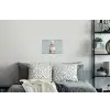 Kerstgnome - Cadeau - Groen Muursticker klein -slaapkamer