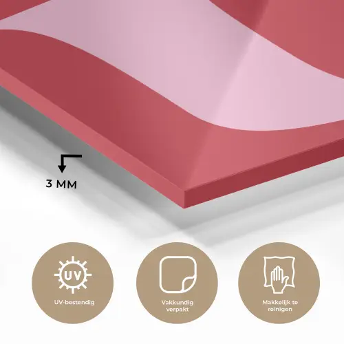 Rood - Love - Valentijn - Roze plexiglas 5mm klein -sfeer2