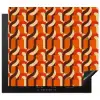 Retro - Modern - Kleurrijk Inductie beschermer vinyl 3mm middel 274 -3d