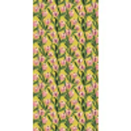 Tulpen - Botanisch - Geel Behang Vinyl klein 1060 -3d_website