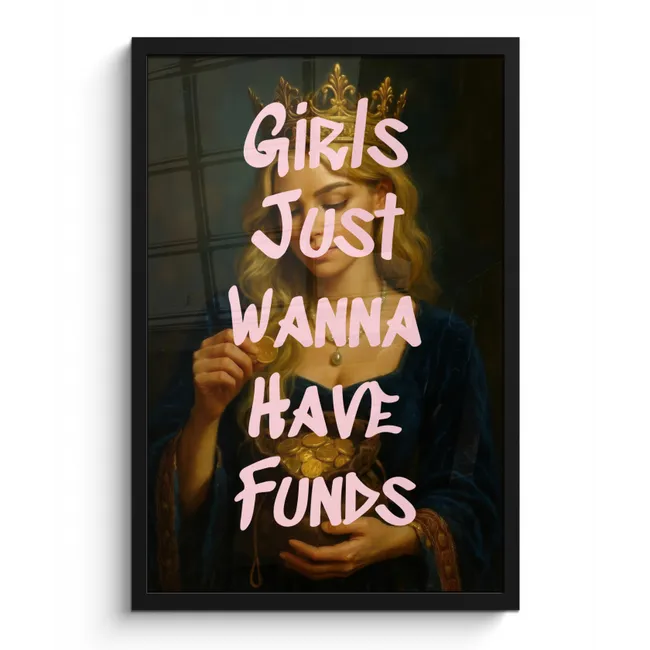 Bilder mit Rahmen - Krone - Frau - Kleid - Auffallend