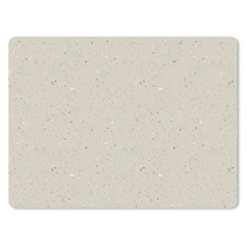 Lichtbeige - Terrazzo - Grijs muismat rubber klein 262 -3d