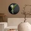 Lelietjes van dalen - Bloemen - Stilleven - Flora Wandcirkel behangsticker klein -sfeer1
