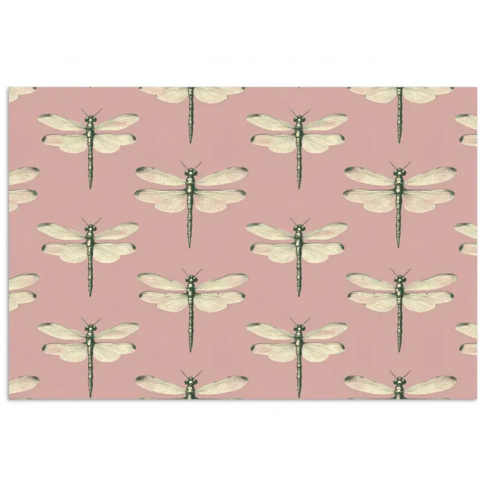 Lillibellen - Patroon - Roze poster papier klein 62 -3d