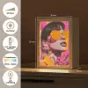 Zonnebril - Oranje - Vrouw - Planten Light Box met kabel (Tafellamp) klein -USP_NL