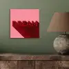 Dream - 3D - Rood - Roze aluminium wit klein -sfeer2