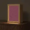 Bladeren - Patroon - Paars Light Box met kabel (Tafellamp) klein 925 -z3d_website