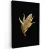 Mais - Eten - Goud - Zwart Tuinposter op houten frame 2 cm dik klein -3d