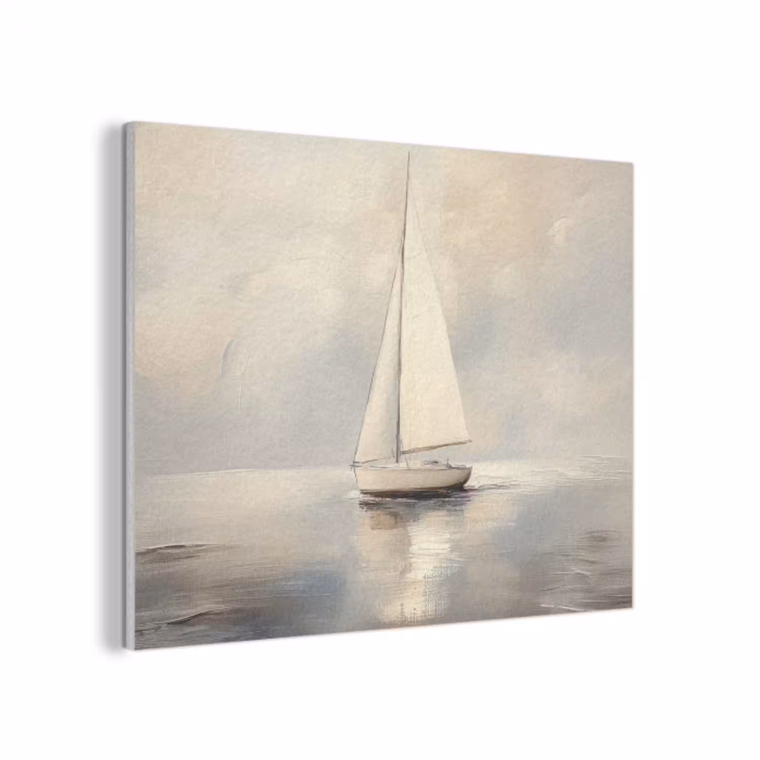 Zeilschip - Zee - Bewolkt PET vilt klein -3d