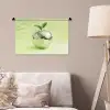 Groen - Disco - Decoratie - Appel Wandkleed katoen klein -sfeer4