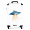 Blauwe ufo die opstijgd NBS - Handbagage koffer - Kinderen Unisex middel -productfoto_recht