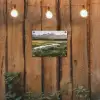 Berglandschap - Rivier - Bos tuinposter los doek klein -sfeer1