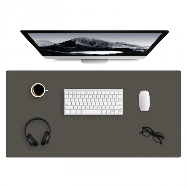 Desk Mat - Gray - Colors - Solid