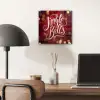 Jingle - Bells - Kerst - Rood plexiglas 5mm klein -sfeer6