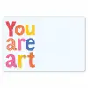 You are art - Kleurrijk - Grafisch Placemat vinyl groot -zzsfeer1_Kitchenyeah-website