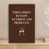 Bruin - Zomer - Quote - Drinken canvas 2cm klein -sfeer1