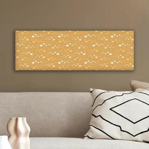 Zee - Dieren - Geel - Vissen canvas 2cm klein 828 -sfeer3