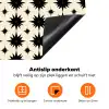 Stervormen - Geometrisch - Zwart Inductie beschermer vinyl 3mm klein 276 -zzzzzzz-td-onderkant