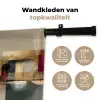Abstract - Vormen - Beige - Texturen Wandkleed katoen klein -sfeer2