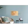 Peach - Eten - Taart - Oranje Muursticker klein -plant
