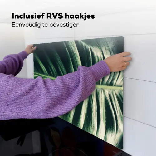 Tropisch - Inductie mat - Natuur - Inductie beschermer - Jungle Inductie beschemer met haakjes middel -ky-ophangen-nl