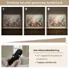 Olieverf - Bloemen - Kleurrijk - Natuur Light Box met batterij (Wandlamp) middel -USP_dimbaarNL