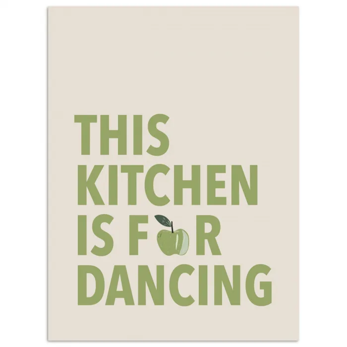 Quote - Appel - Illustratie poster papier klein -3d